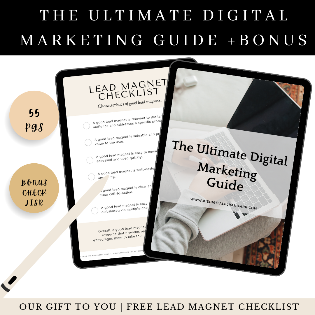 Plr Digital Marketing Guide – Ki’s Digital Plr & Mrr